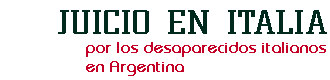 Juicio en Italia
